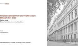 PROYECCIONES MACROECONÓMICAS DE ESPAÑA 2021-2023 - ÓSCAR ARCE Director ...