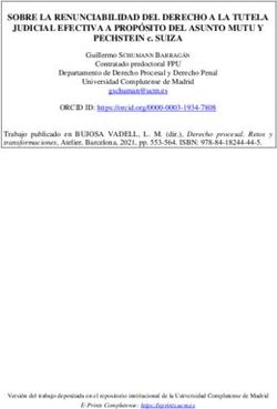SOBRE LA RENUNCIABILIDAD DEL DERECHO A LA TUTELA JUDICIAL EFECTIVA A PROP&Oacute;SITO DEL ASUNTO MUTU Y
