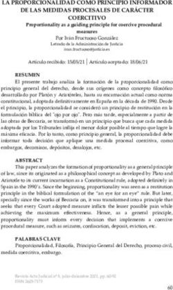 LA PROPORCIONALIDAD COMO PRINCIPIO INFORMADOR DE LAS MEDIDAS PROCESALES DE CAR&Aacute;CTER COERCITIVO - Colegio ...