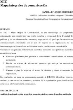 MIC Mapa integrales de comunicación