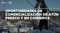 OPORTUNIDADES DE COMERCIALIZACI&Oacute;N DE AT&Uacute;N FRESCO Y EN CONSERVA - Maureen Alp&iacute;zar Arce Direcci&oacute;n de Inteligencia Comercial Enero, 2021
