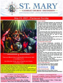 May 23, 2021 | Pentecost Sunday - Solutions
