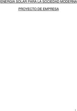 ENERGIA SOLAR PARA LA SOCIEDAD MODERNA PROYECTO DE EMPRESA
