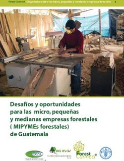 Desafíos y oportunidades para las micro, pequeñas y medianas empresas forestales ( MIPYMEs forestales) de Guatemala - Connect