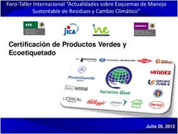 Certificaci&oacute;n de Productos Verdes y Ecoetiquetado - Foro-Taller Internacional "Actualidades sobre Esquemas de Manejo Sustentable de Residuos y ...