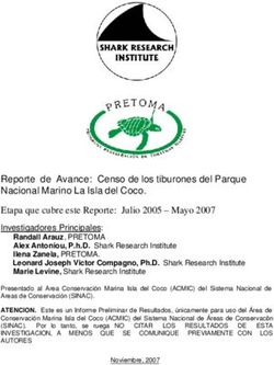 Reporte de Avance: Censo de los tiburones del Parque Nacional Marino La Isla del Coco. Etapa que cubre este Reporte: Julio 2005 - Mayo 2007 ...