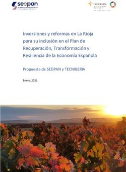 Inversiones y reformas en La Rioja para su inclusión en el Plan de Recuperación, Transformación y Resiliencia de la Economía Española - Propuesta ...