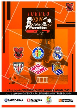 Junio 2019 7, 8 y 9 de junio CATEGORÍAS CADETE, INFANTIL E INFANTIL "ORO" 21, 22 y 23 de junio CATEGORÍAS ALEVÍN, BENJAMÍN Y PREBENJAMÍN - Santo ...