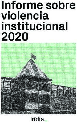 Informe sobre violencia institucional 2020 - Irídia