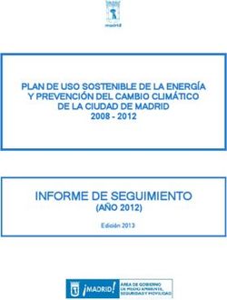 INFORME DE SEGUIMIENTO - PLAN DE USO SOSTENIBLE DE LA ENERGÍA Y PREVENCIÓN DEL CAMBIO CLIMÁTICO DE LA CIUDAD DE MADRID (AÑO 2012) 2008 2012