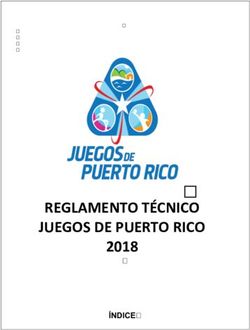 REGLAMENTO TÉCNICO JUEGOS DE PUERTO RICO 2018 - ÍNDICE - Departamento de ...