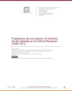 Fragmentos de una historia. Un itinerario de dos d&eacute;cadas en el Instituto Ravignani (1956-1977)