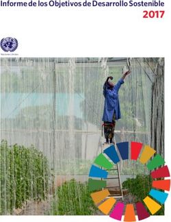 2017 Informe de los Objetivos de Desarrollo Sostenible