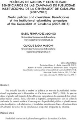 POL&Iacute;TICAS DE MEDIOS Y CLIENTELISMO: BENEFICIARIOS DE LAS CAMPA&Ntilde;AS DE PUBLICIDAD INSTITUCIONAL DE LA GENERALITAT DE CATALU&Ntilde;A - RECYT