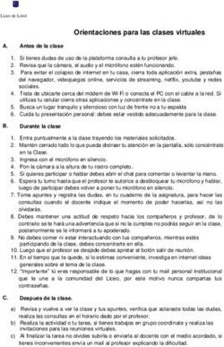 Orientaciones para las clases virtuales - Liceo de Lolol
