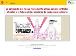 La aplicación del nuevo Reglamento 2017/ 625 de controles oficiales y el futuro de los servicios de inspección sanitaria - Colvet
