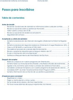 Pasos para inscribirse - Tabla de contenidos - UCSB Admissions