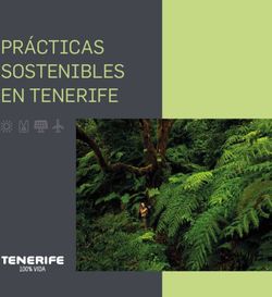 PRÁCTICAS SOSTENIBLES EN TENERIFE - Turismo Tenerife