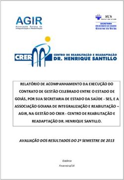 RELATÓRIO DE ACOMPANHAMENTO DA EXECUÇÃO DO CONTRATO DE GESTÃO CELEBRADO ENTRE O ESTADO DE GOIÁS, POR SUA SECRETARIA DE ESTADO DA SAÚDE - SES, E A ...