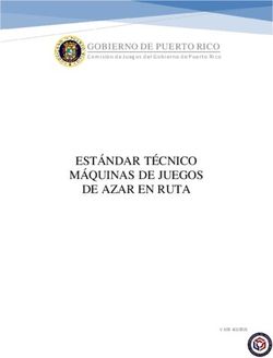 ESTÁNDAR TÉCNICO MÁQUINAS DE JUEGOS DE AZAR EN RUTA - GOBIERNO DE PUERTO RICO Comisión de Juegos del Gobierno de Puerto Rico 3.03 ...