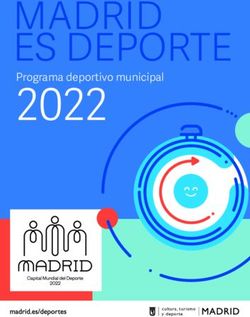 2022 MADRID ES DEPORTE - Programa deportivo municipal
