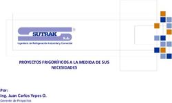 PROYECTOS FRIGOR&Iacute;FICOS A LA MEDIDA DE SUS NECESIDADES - Por: Ing. Juan Carlos Yepes O. Gerente de Proyectos