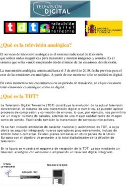 Qué es la televisión analógica?