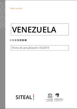 VENEZUELA Fecha de actualización: 05/2019 - VENEZUELA | PERFIL DE PAÍS - Unesco