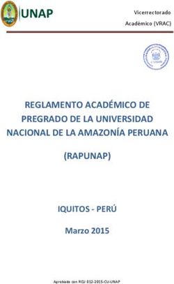 REGLAMENTO ACADÉMICO DE PREGRADO DE LA UNIVERSIDAD NACIONAL DE LA AMAZONÍA PERUANA (RAPUNAP) IQUITOS - PERÚ - Marzo 2015