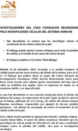 INVESTIGADORES DEL CNIO CONSIGUEN REGENERAR PELO MODIFICANDO C&Eacute;LULAS DEL SISTEMA INMUNE