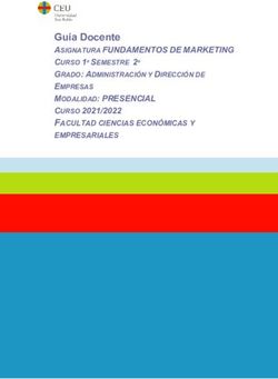Guía Docente ASIGNATURA FUNDAMENTOS DE MARKETING CURSO 1º SEMESTRE 2º GRADO: ADMINISTRACIÓN Y DIRECCIÓN DE EMPRESAS MODALIDAD: PRESENCIAL CURSO ...