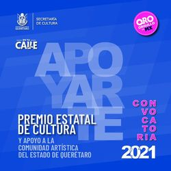 PREMIO ESTATAL DE CULTURA Secretaria de cultura ...