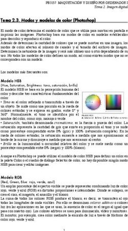 Tema 2.3. Modos Y Modelos De Color (Photoshop)