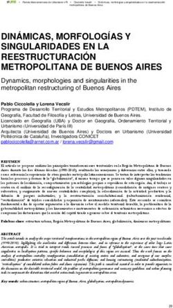 DIN&Aacute;MICAS, MORFOLOG&Iacute;AS Y SINGULARIDADES EN LA REESTRUCTURACI&Oacute;N METROPOLITANA DE BUENOS AIRES