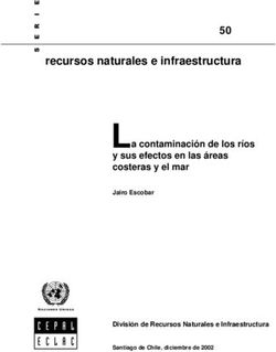 Recursos naturales e infraestructura - 50 La contaminación de los ríos y sus efectos en las áreas costeras y el mar - CEPAL