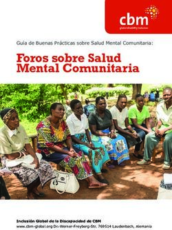 Foros sobre Salud Mental Comunitaria - Guía de Buenas Prácticas sobre Salud Mental Comunitaria: CBM Global ...