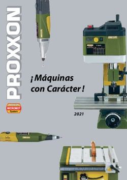 Máquinas con Carácter ! 2021 - PROXXON