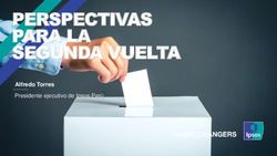 PERSPECTIVAS PARA LA SEGUNDA VUELTA - Alfredo Torres Presidente ejecutivo de Ipsos Perú