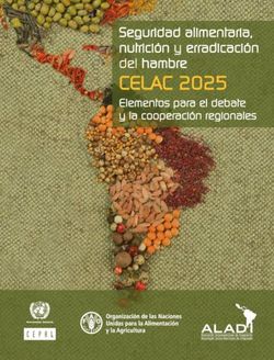 CELAC 2025 Seguridad alimentaria, nutrición y erradicación del hambre - Repositorio CEPAL