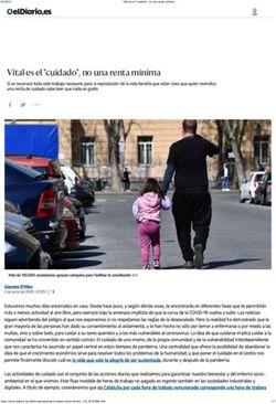 Vital es el "cuidado", no una renta mínima