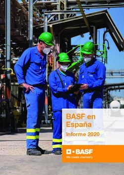 BASF en Espa&ntilde;a Informe 2020