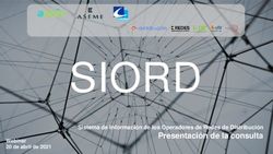 SIORD Presentación de la consulta - Sistema de Información de los Operadores de Redes de Distribución - aelec
