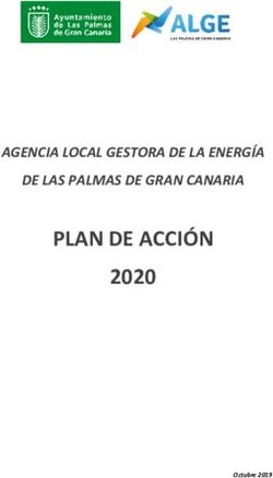 PLAN DE ACCI&Oacute;N 2020 AGENCIA LOCAL GESTORA DE LA ENERG&Iacute;A DE LAS PALMAS DE GRAN CANARIA - Agencia Local Gestora de la ...