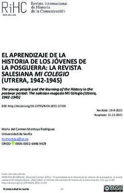 EL APRENDIZAJE DE LA HISTORIA DE LOS JÓVENES DE LA POSGUERRA: LA REVISTA SALESIANA MI COLEGIO (UTRERA, 1942-1945) - DOI