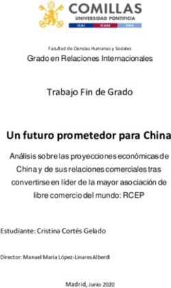 Un futuro prometedor para China - Trabajo Fin de Grado
