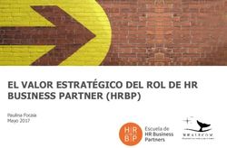 EL VALOR ESTRATÉGICO DEL ROL DE HR BUSINESS PARTNER (HRBP) - Paulina Focaia Mayo 2017 - Comunidad RH