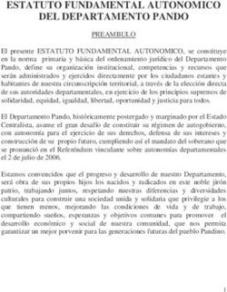 ESTATUTO FUNDAMENTAL AUTONOMICO DEL DEPARTAMENTO PANDO