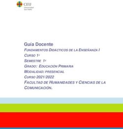 Guía Docente FUNDAMENTOS DIDÁCTICOS DE LA ENSEÑANZA I CURSO 2021/2022 FACULTAD DE HUMANIDADES Y CIENCIAS DE LA COMUNICACIÓN.
