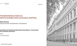 TRANSPARENCIA P&Uacute;BLICA. IMPLICACIONES PARA UN BANCO CENTRAL