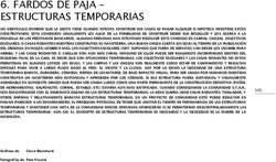 FARDOS DE PAJA - ESTRUCTURAS TEMPORARIAS